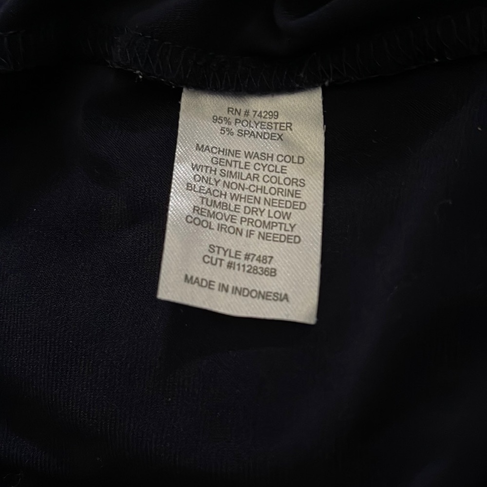 Enfocus Studio One Shoulder Navy Dress - Picture 11 of 11